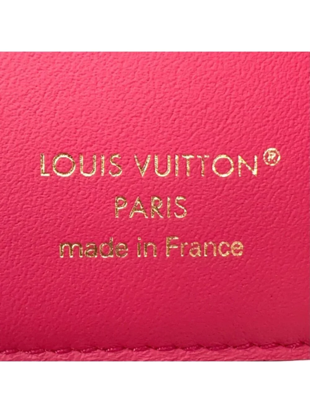Louis Vuitton Portefeuille Capucines Compact Leather Pink Black Trifold Wallet